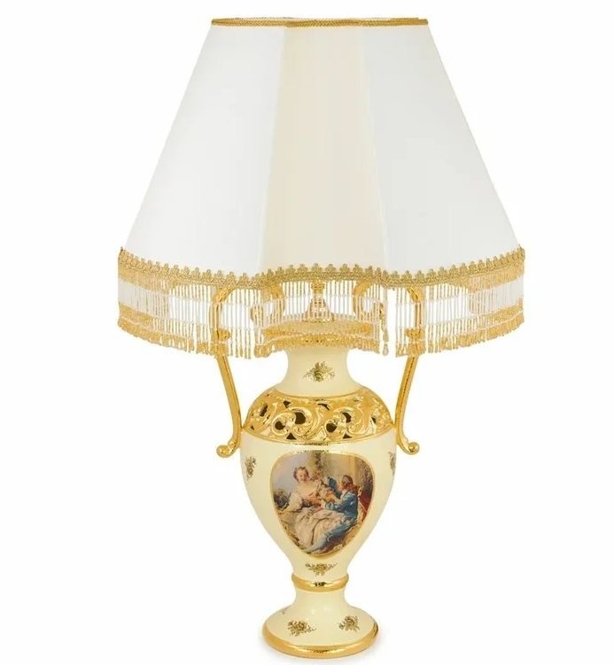 Лампа в форме вазы с ручками коллекция Барокко Migliore De Luxe 27503