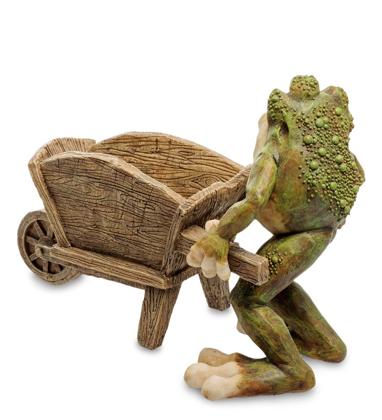 Кашпо Садовник Лягухин Sealmark GG-4735-MF, оборотная сторона