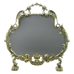 Защитный каминный экран Золотой Дракон