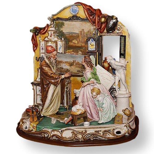 Статуэтка из фарфора Антикварный магазин