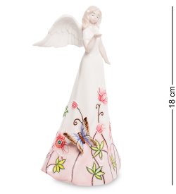 Статуэтка из фарфора Девушка ангел с бабочкой
