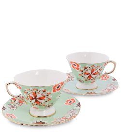 Набор для чая из фарфора на 2 персоны Антонелла