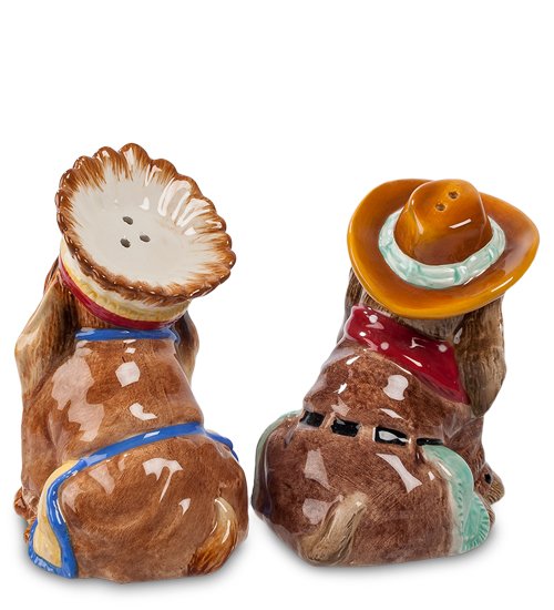 Набор соль-перец Шериф и Вождь Pavone CMS-14/ 3, вид сзади