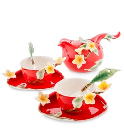 Кофейный набор на 2 персоны с чайником Франжипан