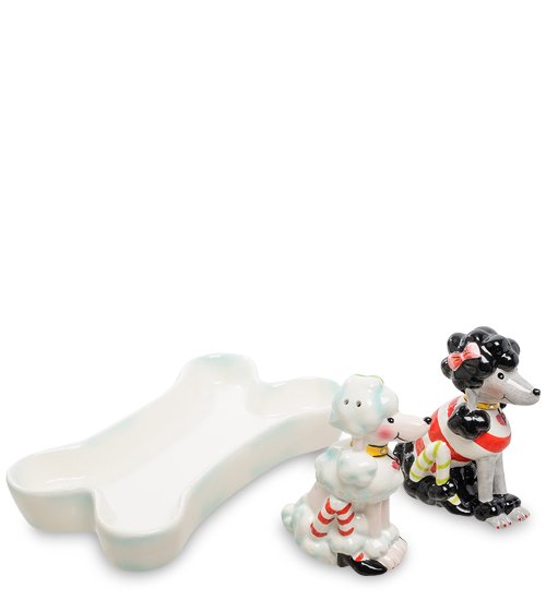 Набор соль-перец Два Пуделя Pavone CMS-03/ 9, разборный вид