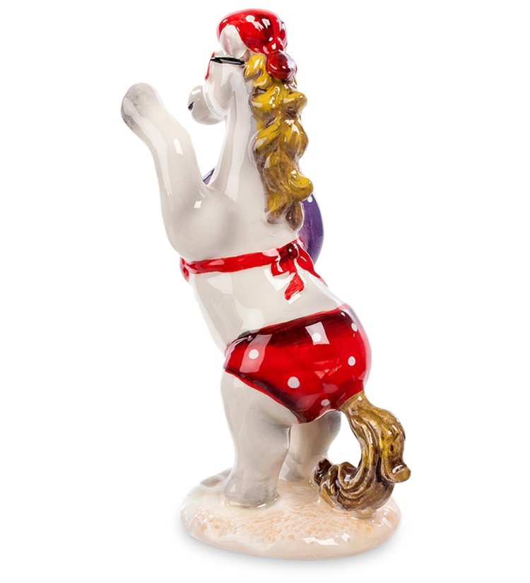 Статуэтка из керамики Лошадь Бикини-Пати Pavone CMS-47/ 6, фотография со спины