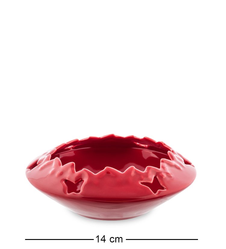 Подсвечник из фарфора Красные Бабочки Pavone FM-89/ 7