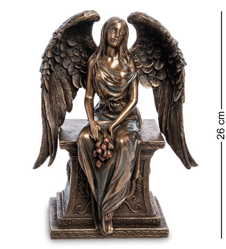 Статуэтка Ангел с розами Veronese WS-946