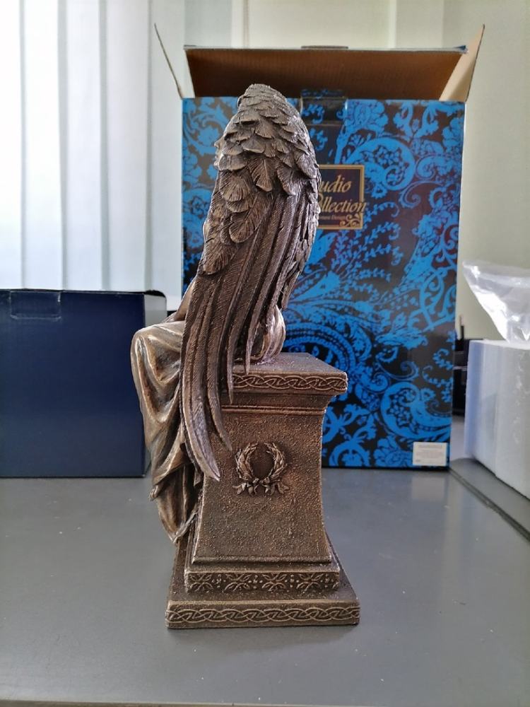 Статуэтка Ангел с розами Veronese WS-946, фото со склада вид со стороны