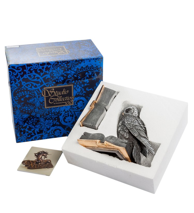 Шкатулка Лесная Сова на страницах книги Veronese WS-48, упаковочный вид