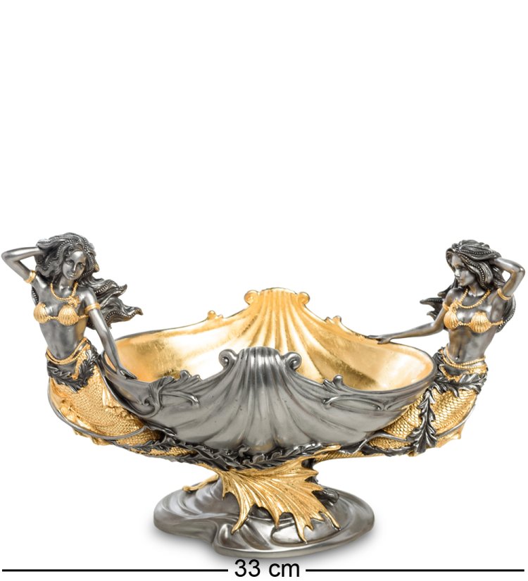 Ваза Ракушка с Русалками Veronese WS-45