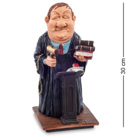 Статуэтка Судья с книгами и молотком