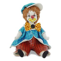 Фигурка из фарфора Большой клоун в берете