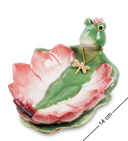 Конфетница из керамики Лягушка