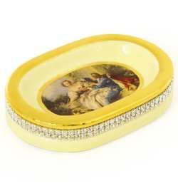 Мыльница из керамики коллекция Барокко