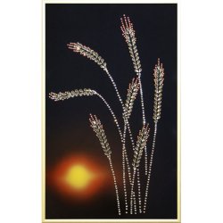 Картина Колосья c кристаллами Swarovski