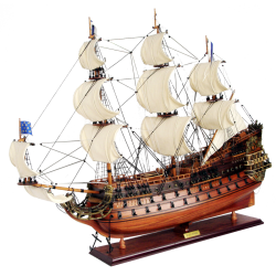 Модель парусного корабля Soleil Royal, Франция, 74 см