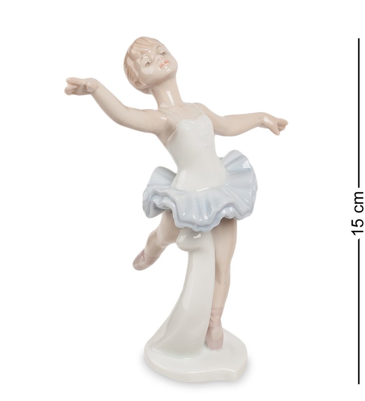 Статуэтка из фарфора Маленькая Балерина позирует Pavone JP-27/ 20