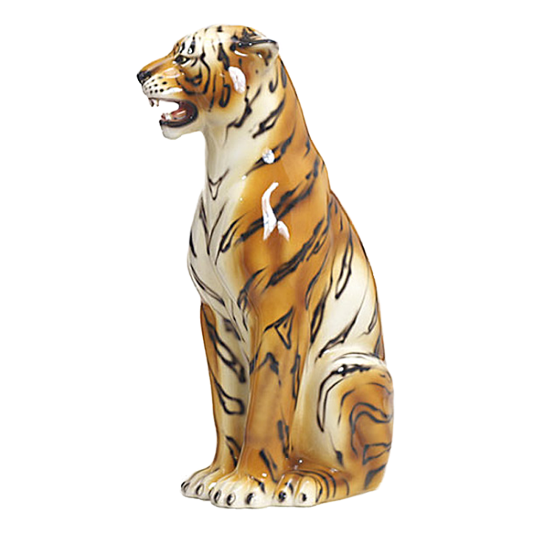Статуэтка из керамики Тигр в натуральную величину Boxer CB-351-T