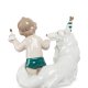 Статуэтка из фарфора Празднуем вместе Мальчик с собачкой Pavone JP-47/ 8, фотография со спины