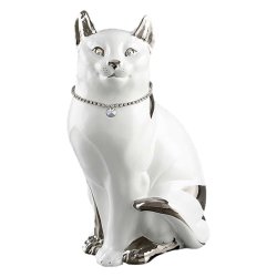 Статуэтка Белая Кошка, Размер 25х20х36 см