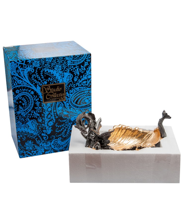 Ваза Ракушка с Русалкой Veronese WS-47, упаковочный вид