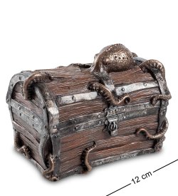 Шкатулка в стиле Стимпанк Осьминог и сундук