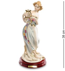 Статуэтка из керамики Девушка с арфой