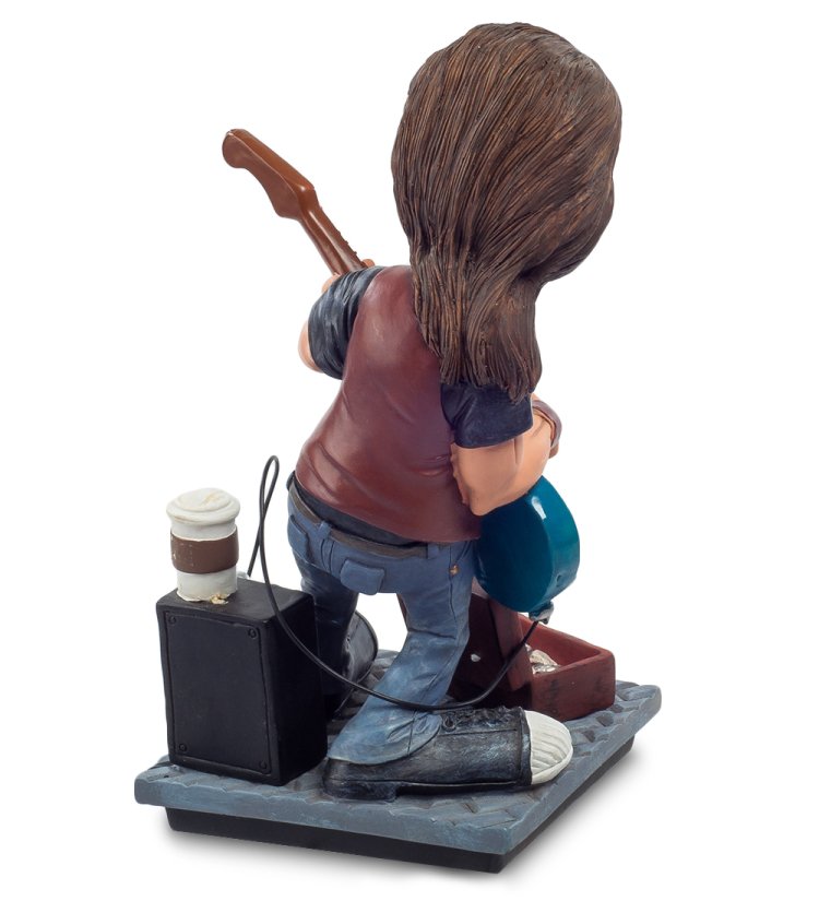 Статуэтка Рок-Гитарист The Comical World of Stratford STD-22, оборотная сторона