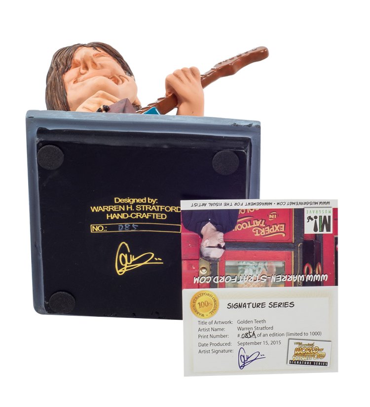 Статуэтка Рок-Гитарист The Comical World of Stratford STD-22, вид снизу