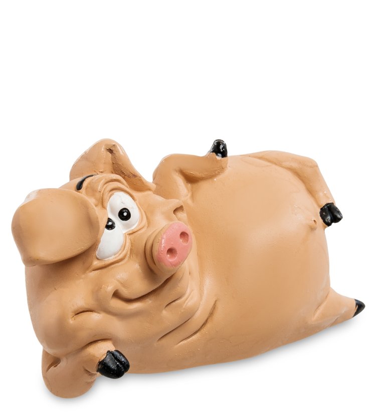Статуэтка Свинка Оптимистка The Comical World of Stratford RV-622, вид профиль
