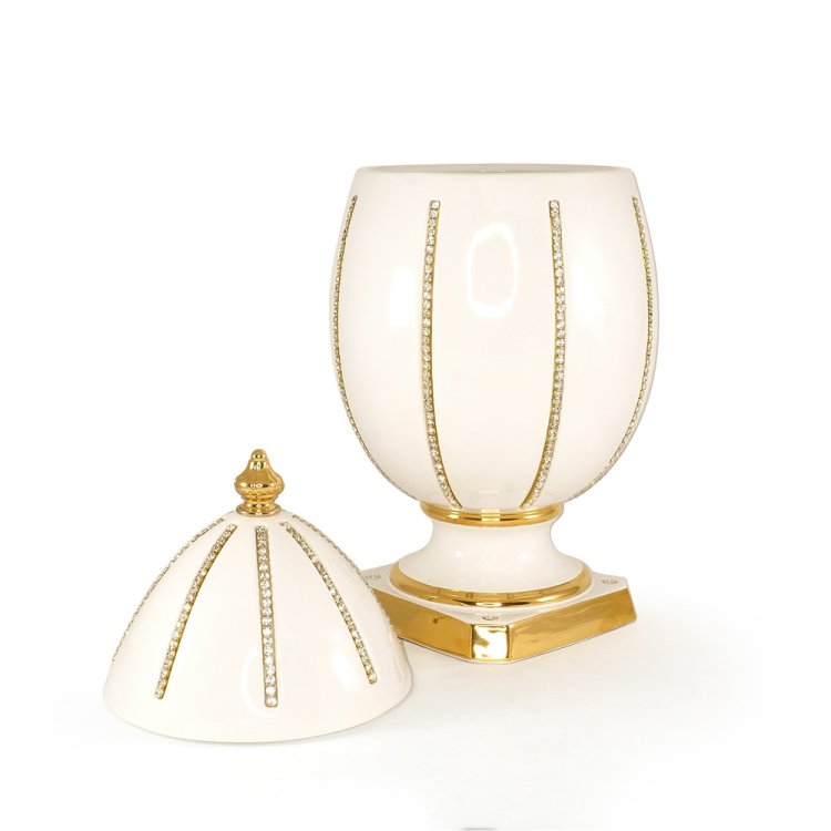 Шкатулка яйцо с кристаллами Swarovski коллекция Emozioni Migliore De Luxe 26574