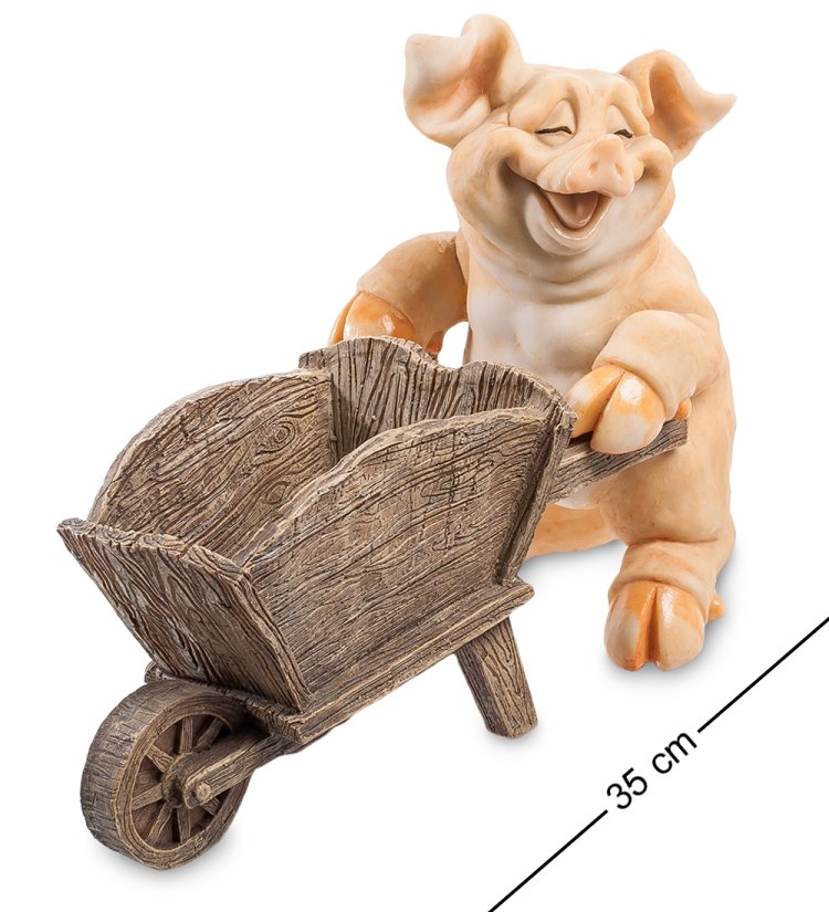 Кашпо Садовник Хрюшкин Sealmark GG-4732-MB