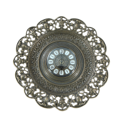 Настенные часы округлой формы в стиле Барокко Антик