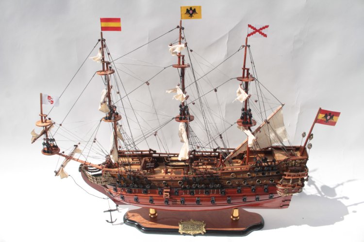 Модель парусного корабля San Felipe, Испания, 75 см TS-0031-W-60. , фотография 2