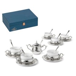 Набор для чая на 6 персон Волны