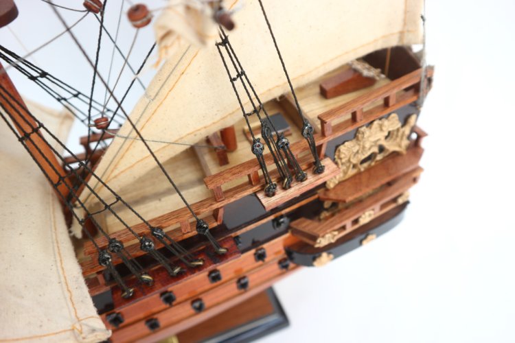 Модель парусного корабля Soleil Royal, Франция, 46 см TS-0011-40-W​, фотография 1