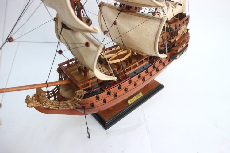 Модель парусного корабля Soleil Royal, Франция, 46 см TS-0011-40-W​, фотография 2