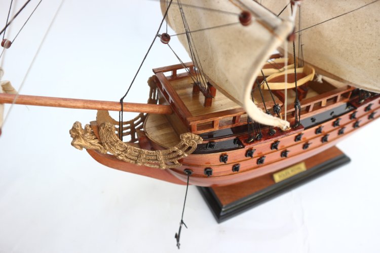 Модель парусного корабля Soleil Royal, Франция, 46 см TS-0011-40-W​, фотография 5