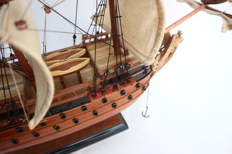 Модель парусного корабля Soleil Royal, Франция, 46 см TS-0011-40-W​, фотография 8