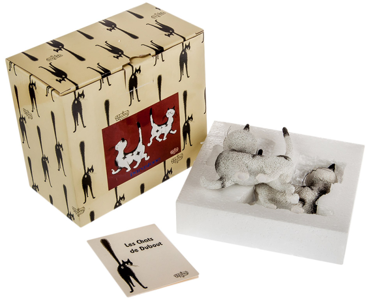 Статуэтка Пара Котов - Такой же наряд! Parastone DUB 31, упаковочный вид