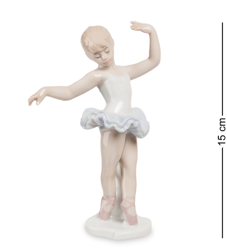 Статуэтка из фарфора Маленькая Балерина на мысках Pavone JP-27/ 21