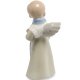 Статуэтка из фарфора Ангел с книгой в шарфе Pavone JP-20/15, фотография со спины