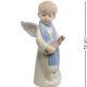 Статуэтка из фарфора Ангел с книгой в шарфе Pavone JP-20/15