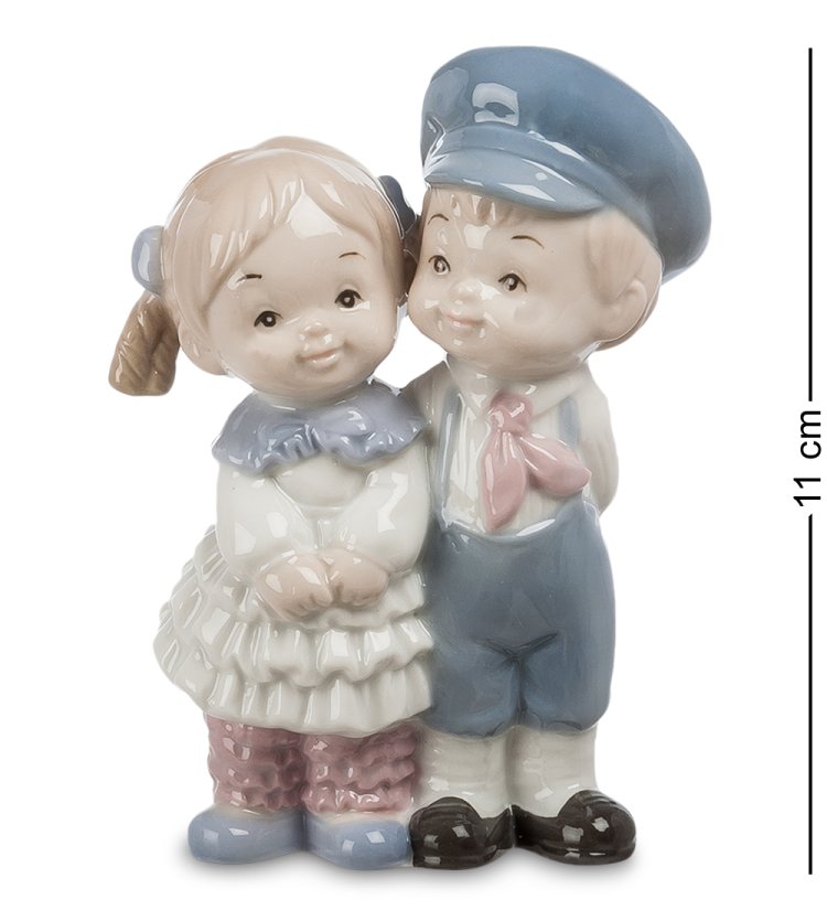 Фигурка из фарфора Дети Любовь-морковь Pavone JP-45/18