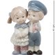 Фигурка из фарфора Дети Любовь-морковь Pavone JP-45/18