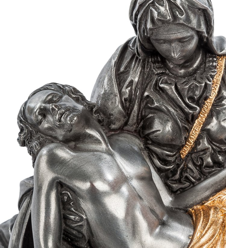 Статуэтка Пьета с золотыми деталями Veronese WS-32, увеличенный вид