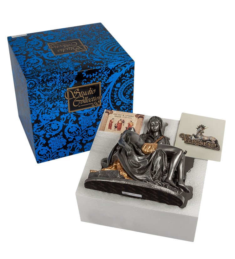 Статуэтка Пьета с золотыми деталями Veronese WS-32, упаковочный вид