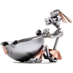 Пепельница с бонгом - Фигурка из металла