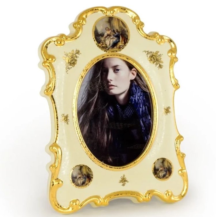 Рамка для фотографий из керамики коллекция Барокко